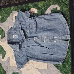 Carters denim button up